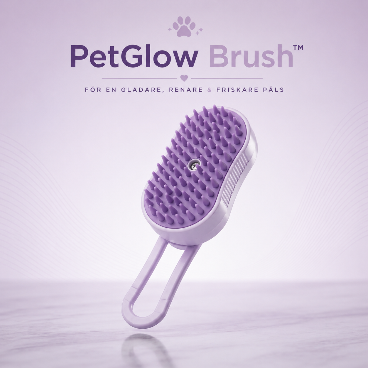 PetGlow Brush™ - Mindre Uppkräkt Päls För Din Kisse